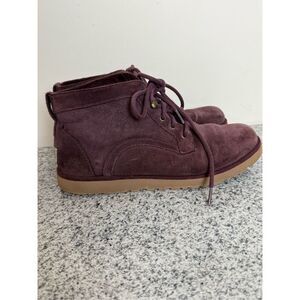 UGG Women's Bethany Classic Slim Suede Sheepskin Ankle Chukka Boots Size US 9 Bu